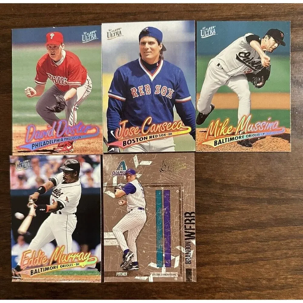 1996-2004 Flair Leaf Donruss Baseball Mixed Lot Of 23 Cards HOFers Stars